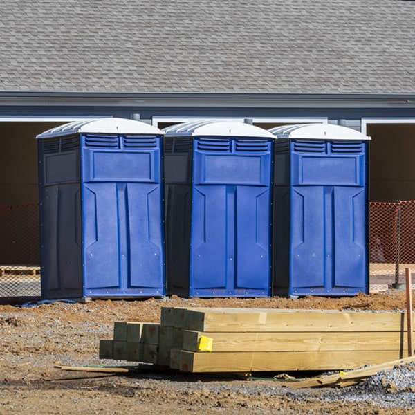 what is the expected delivery and pickup timeframe for the porta potties in Fairland Oklahoma